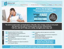 Tablet Screenshot of medicalbillnavigators.com